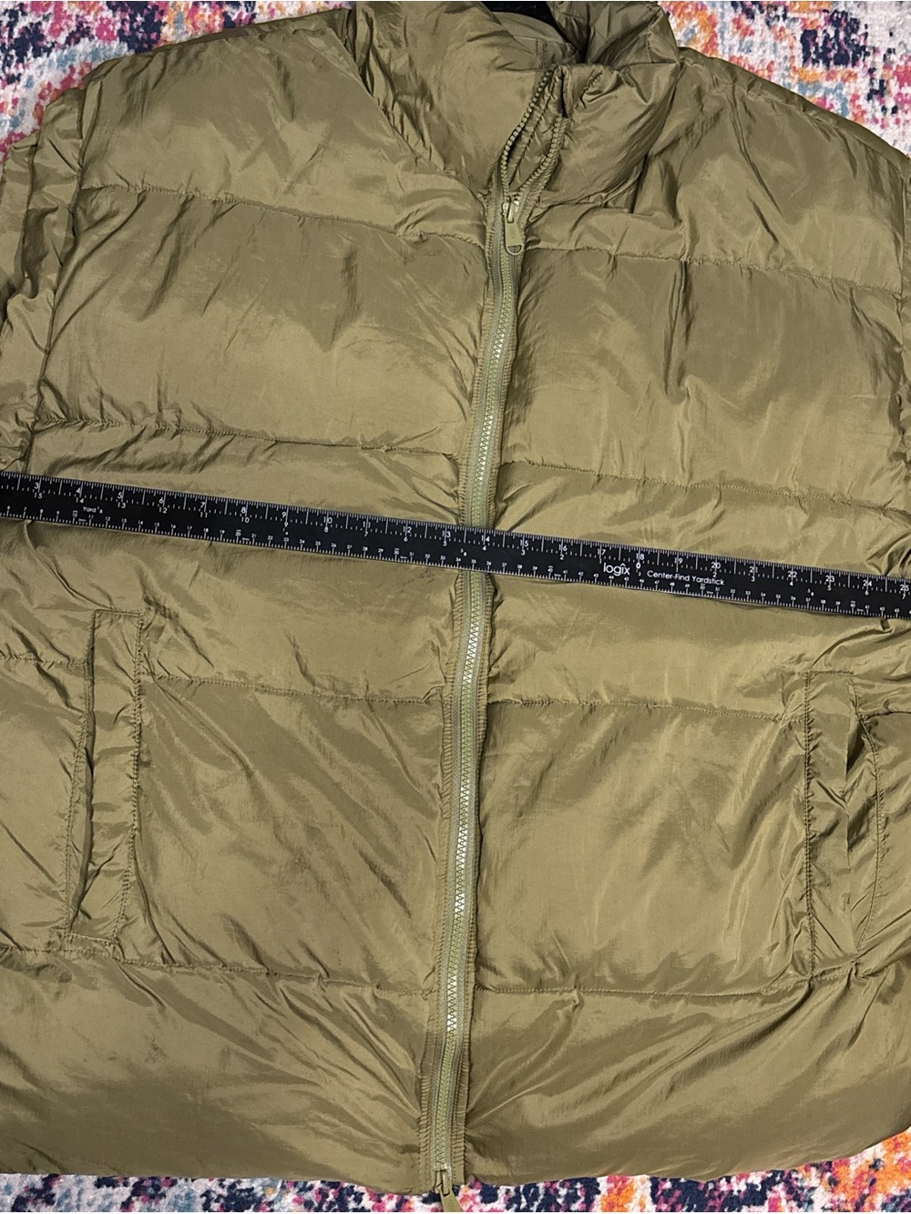 Free People Olive Green Quilted Puffer Vest - Picture 4 of 5